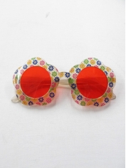 Hippie Flower Hippie Glasses - Party lasses Novelty Glasses
